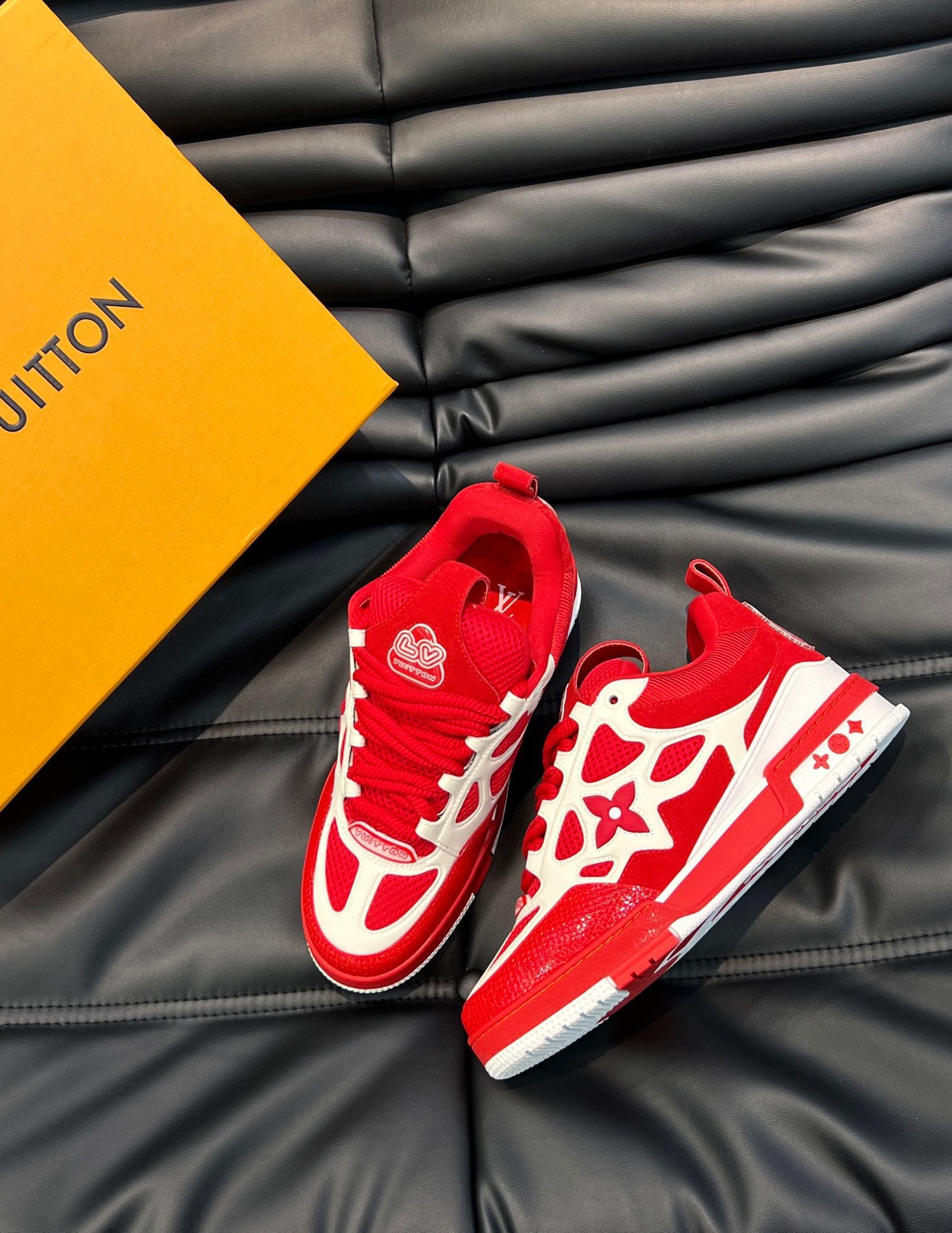 Louis Vuitton Skate Red Sneakers