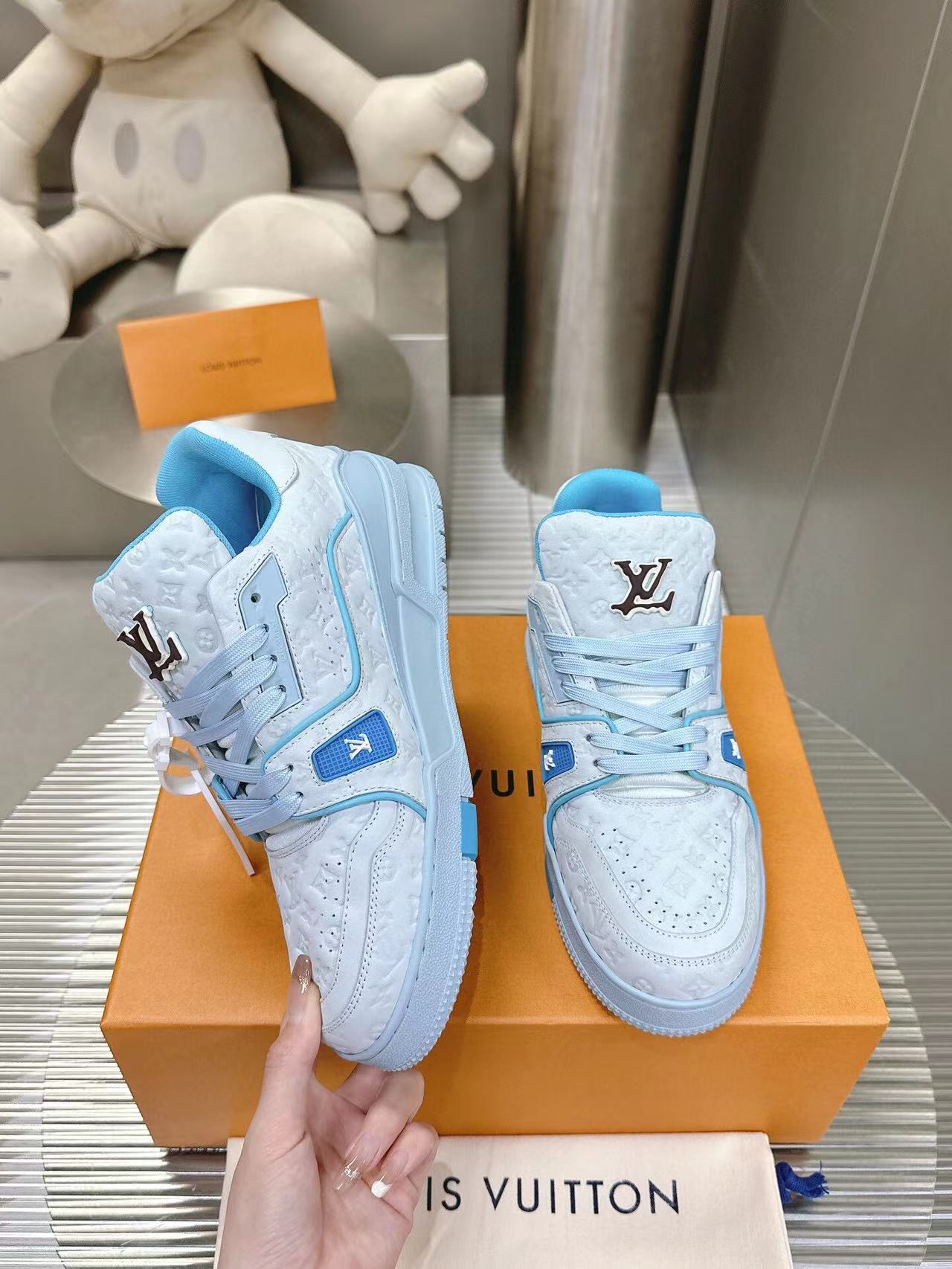 Louis Vuitton by Tyler the Creator LV Trainer Blue