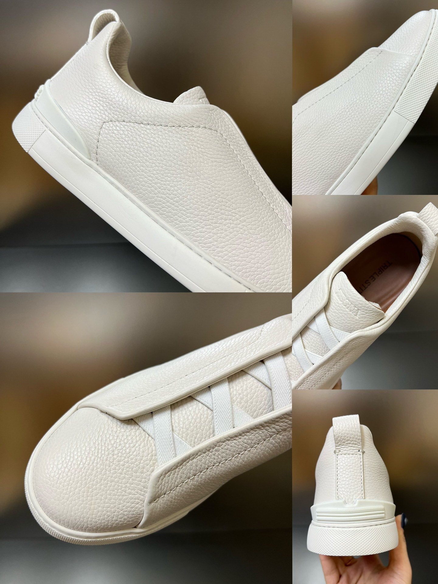 ZEGNA Triple Stitch Sneakers