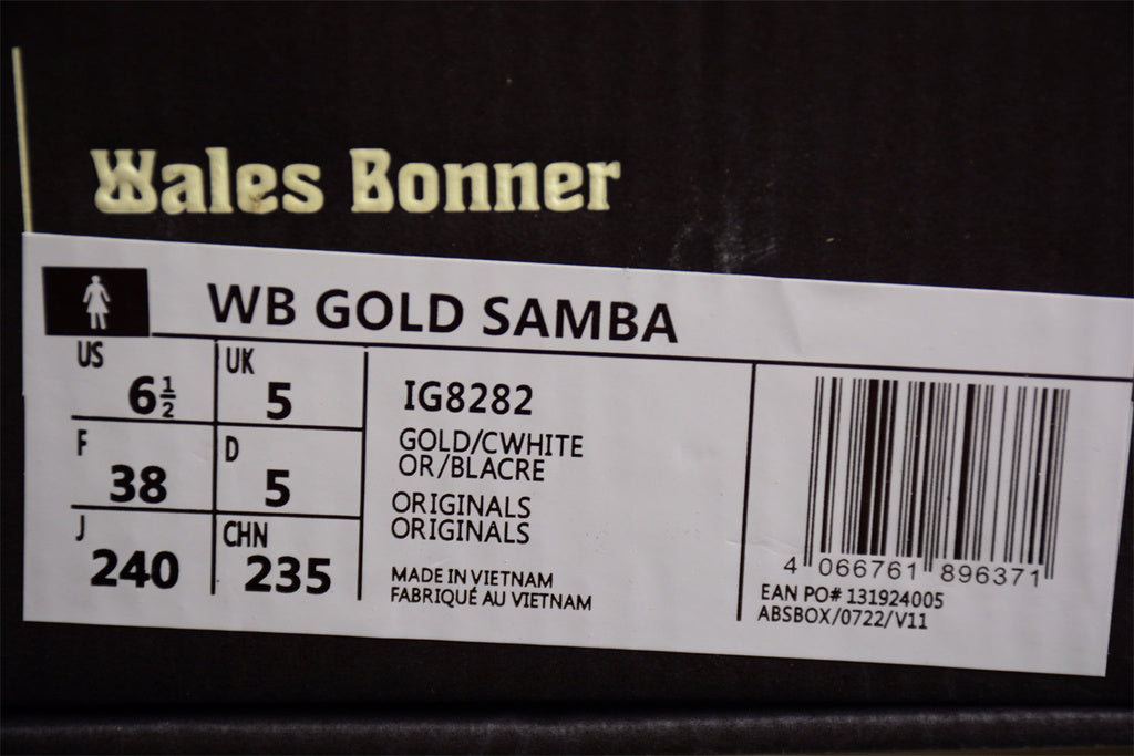 Adidas Samba Wales Bonner Dourado