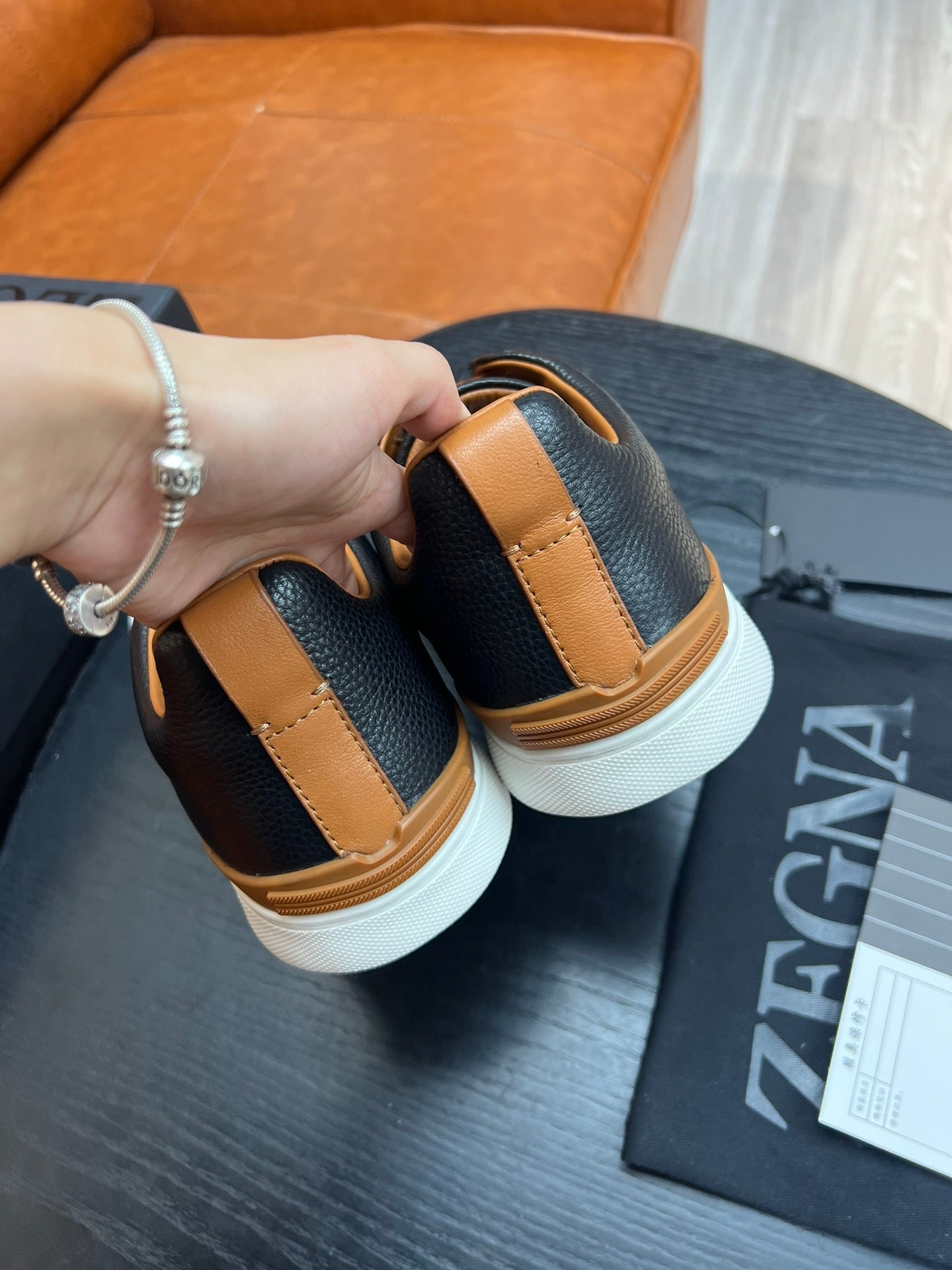 ZEGNA Triple Stitch Sneakers