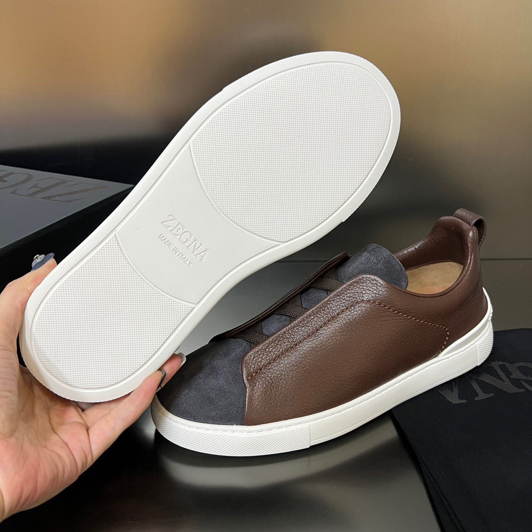 ZEGNA Triple Stitch Sneakers
