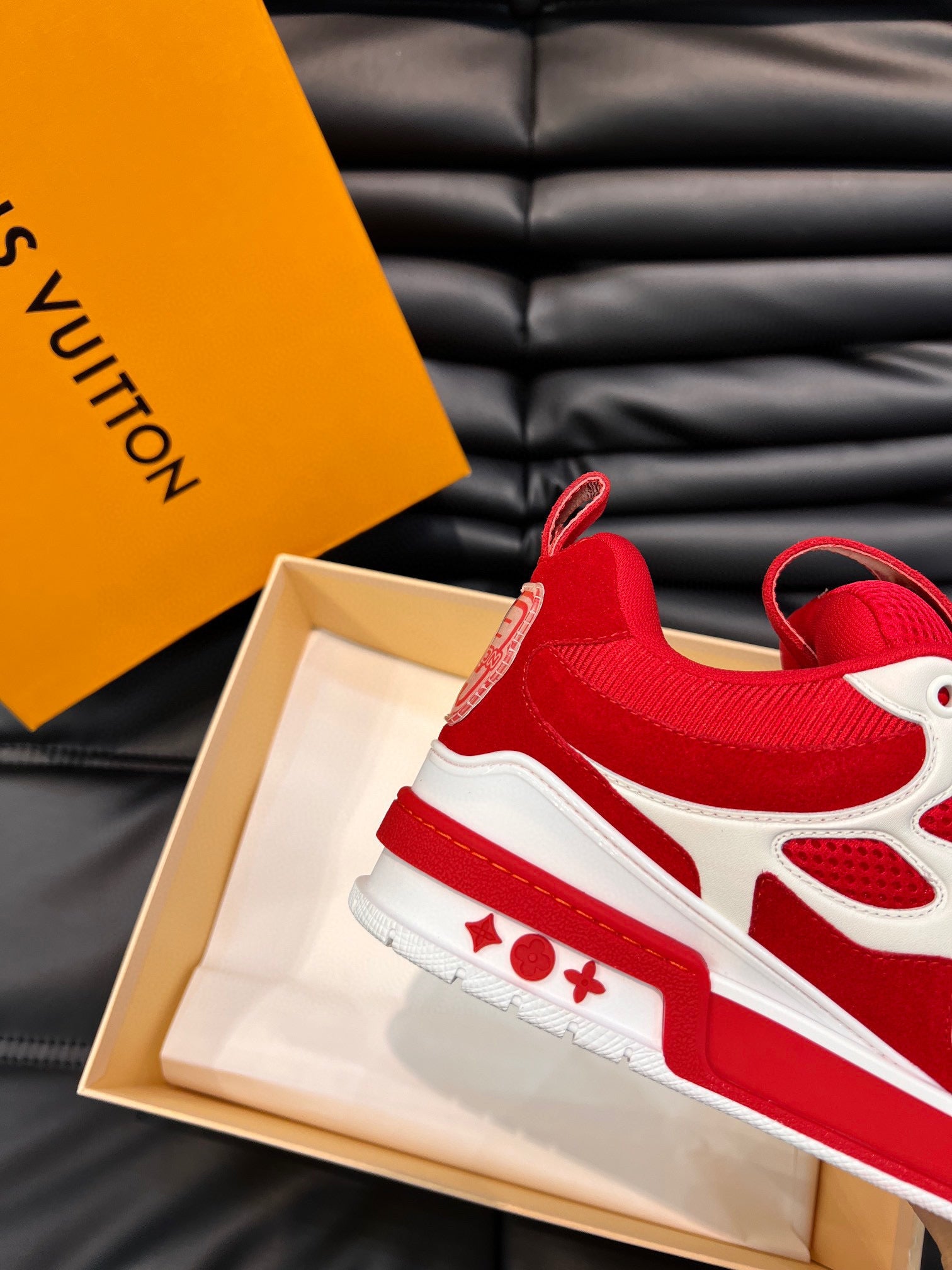Louis Vuitton Skate Red Sneakers