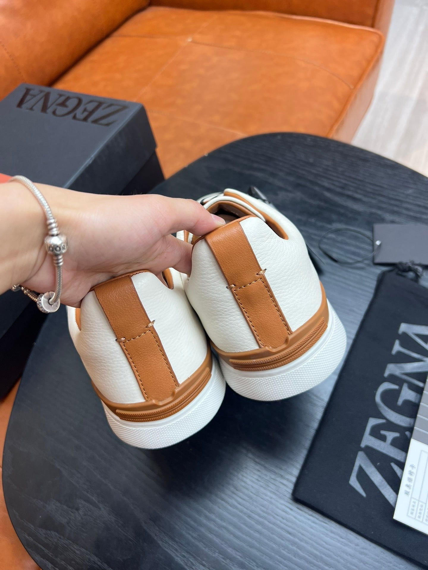 ZEGNA Triple Stitch Sneakers