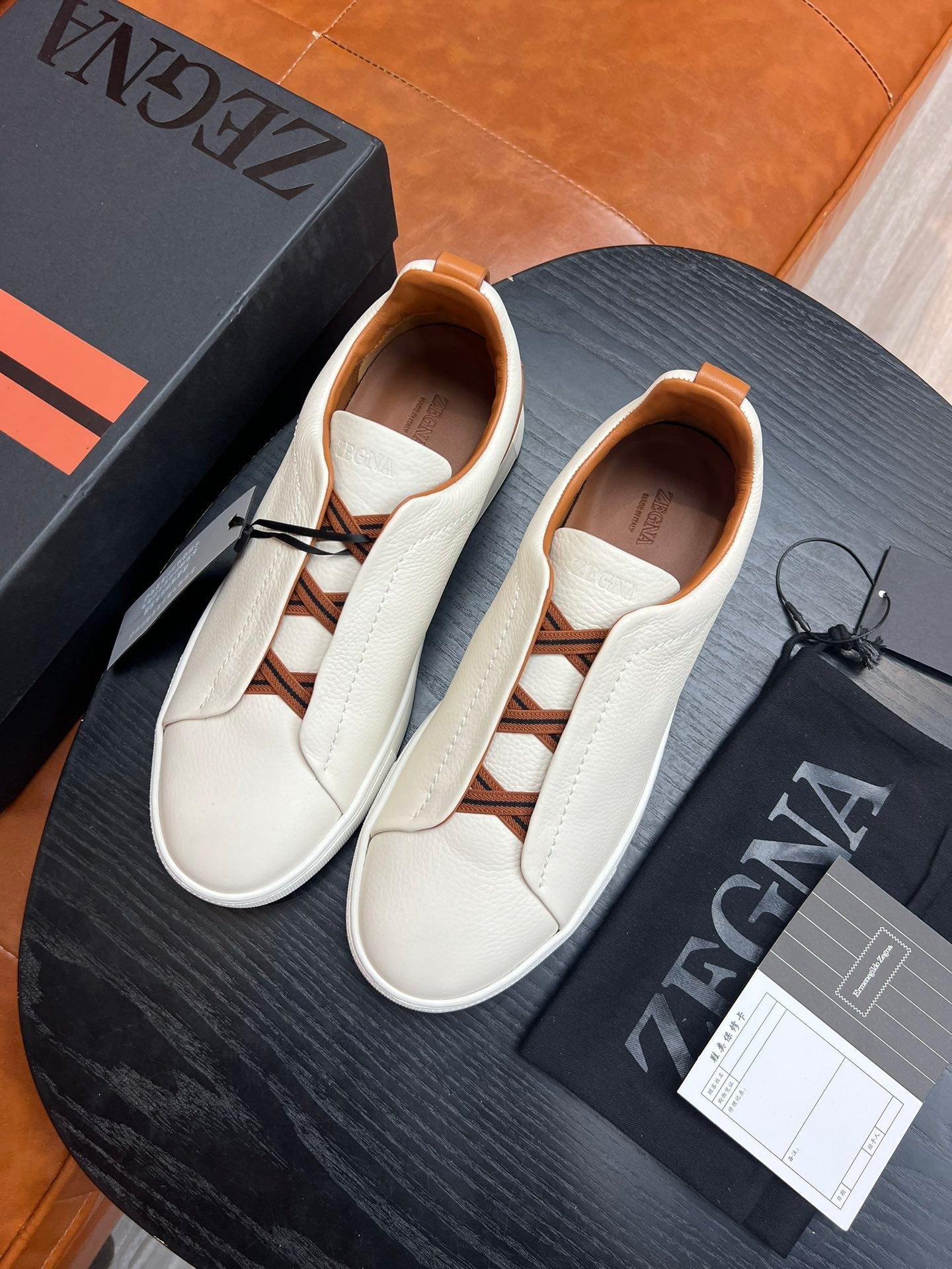 ZEGNA Triple Stitch Sneakers