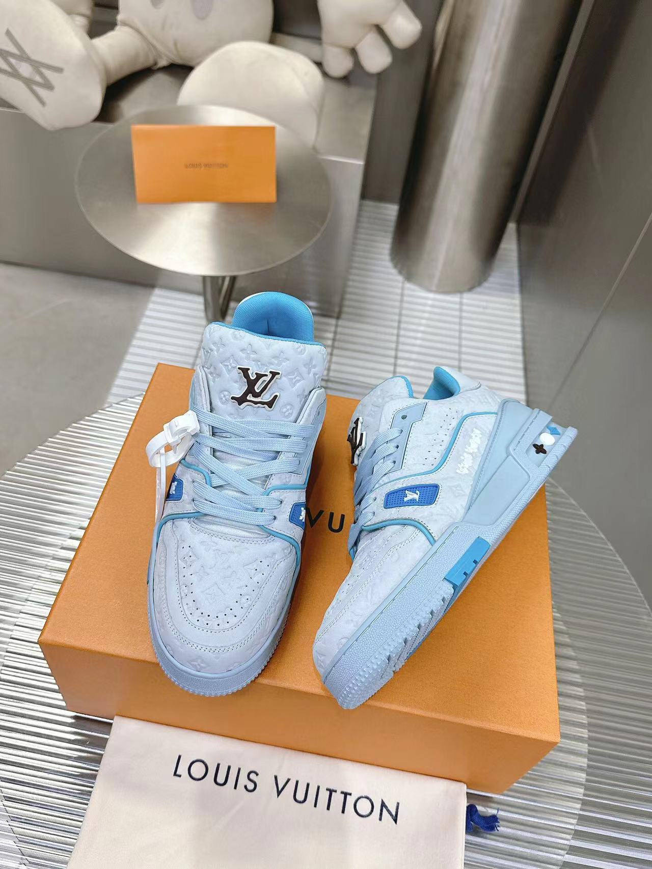 Louis Vuitton by Tyler the Creator LV Trainer Blue