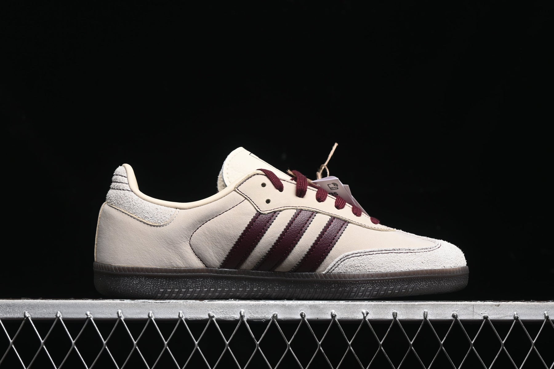 Adidas Samba OG Wonder White Maroon