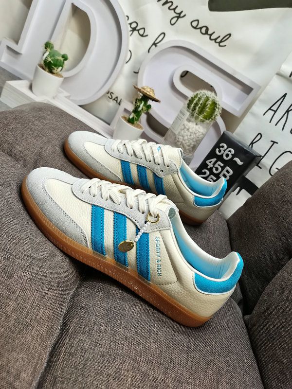 Adidas Samba OG Sporty & Rich Cream Blue