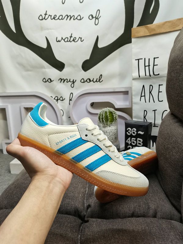 Adidas Samba OG Sporty & Rich Cream Blue