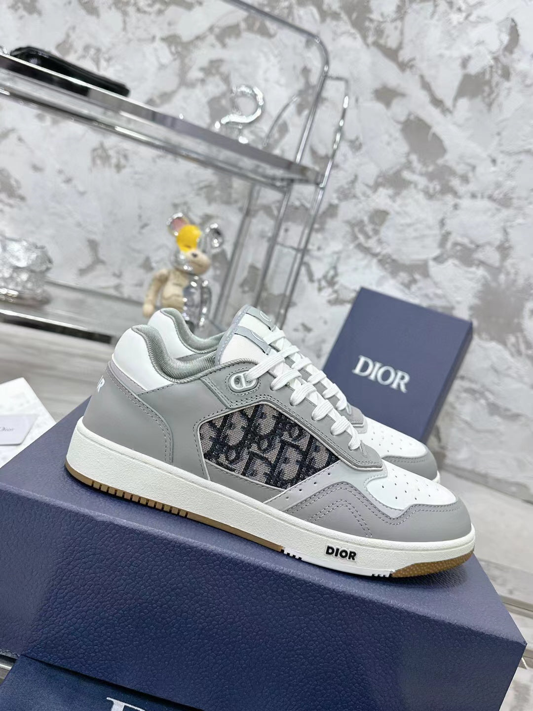 Christian Dior B27 Low-top White Leather