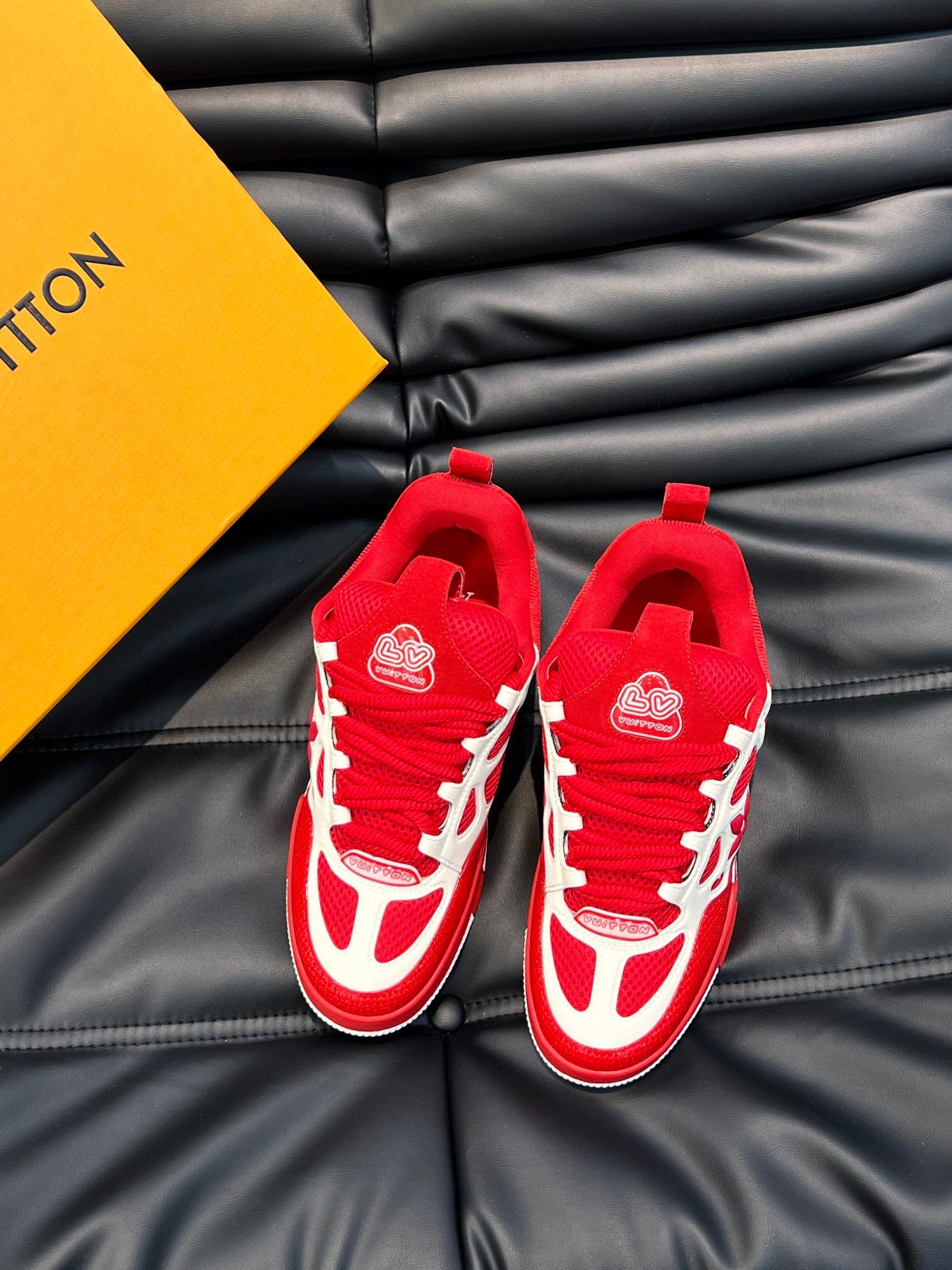Louis Vuitton Skate Red Sneakers