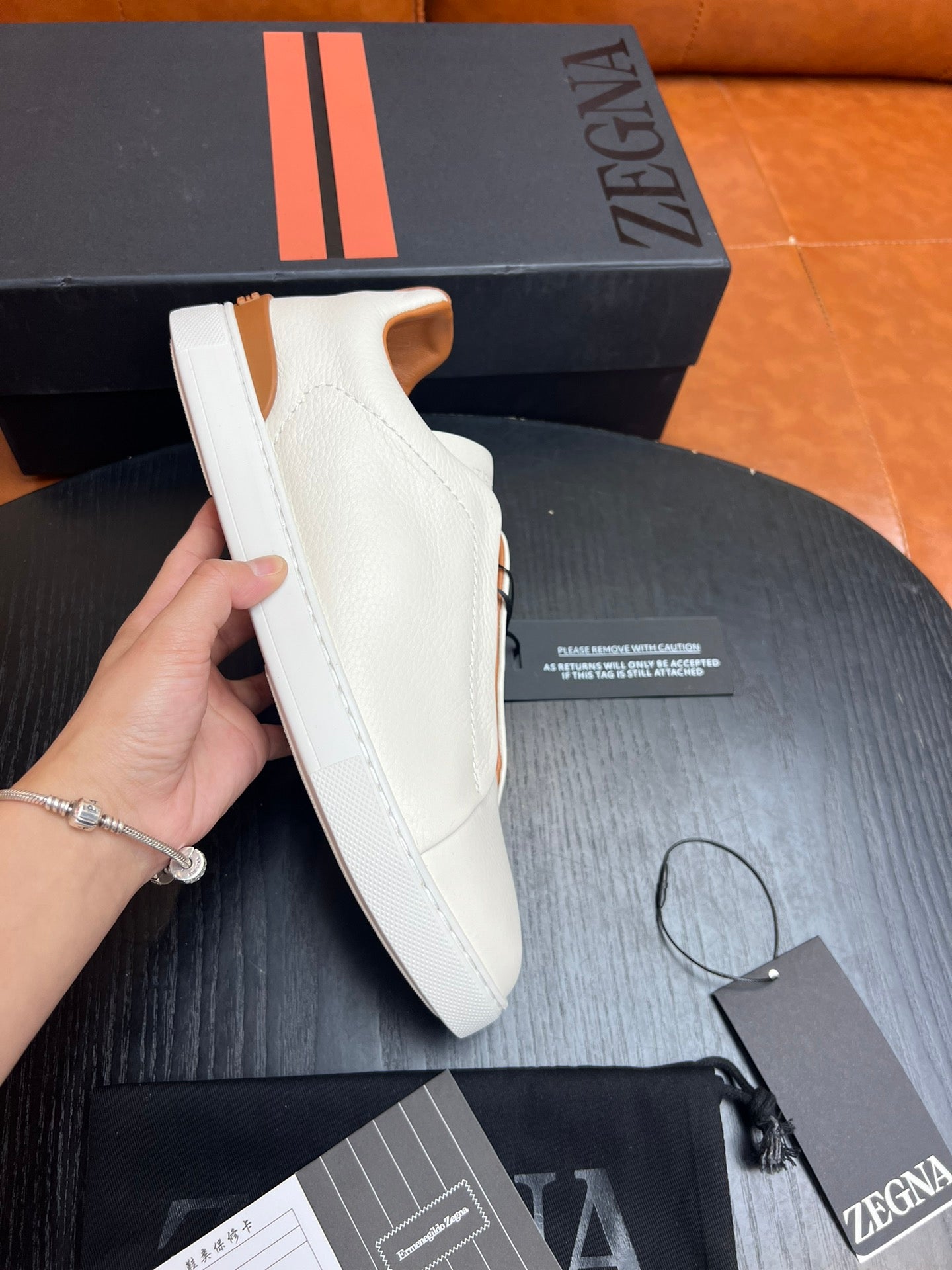 ZEGNA Triple Stitch Sneakers
