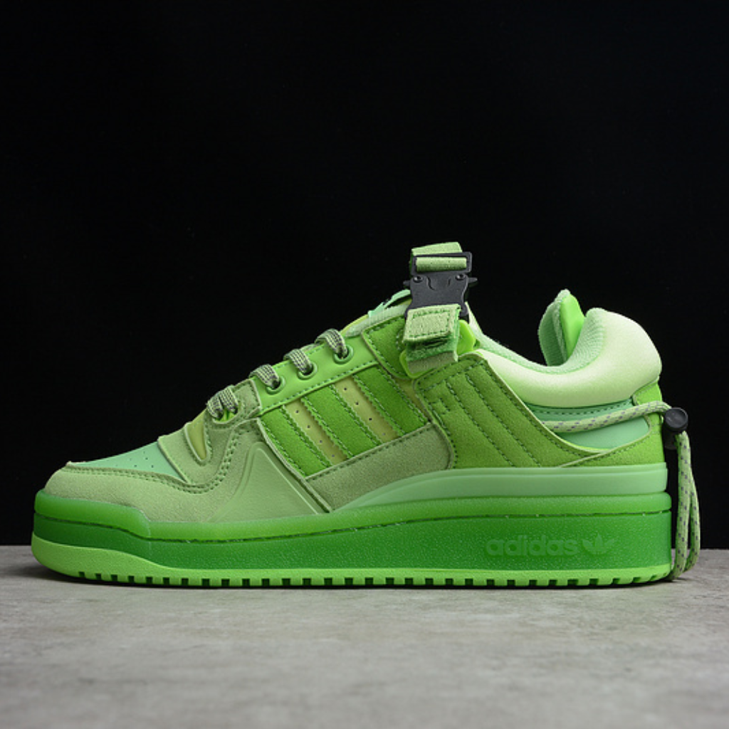 Adidas Bad Bunny Forum Low Shoes Fluorescent Green/Black GW0269