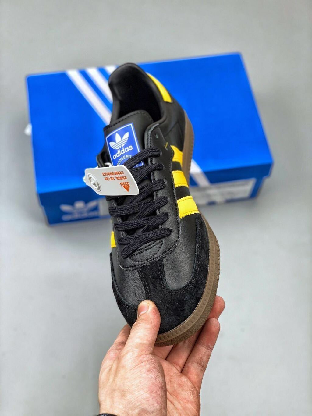 Adidas Samba OG Core Black Equipment Yellow EG9326