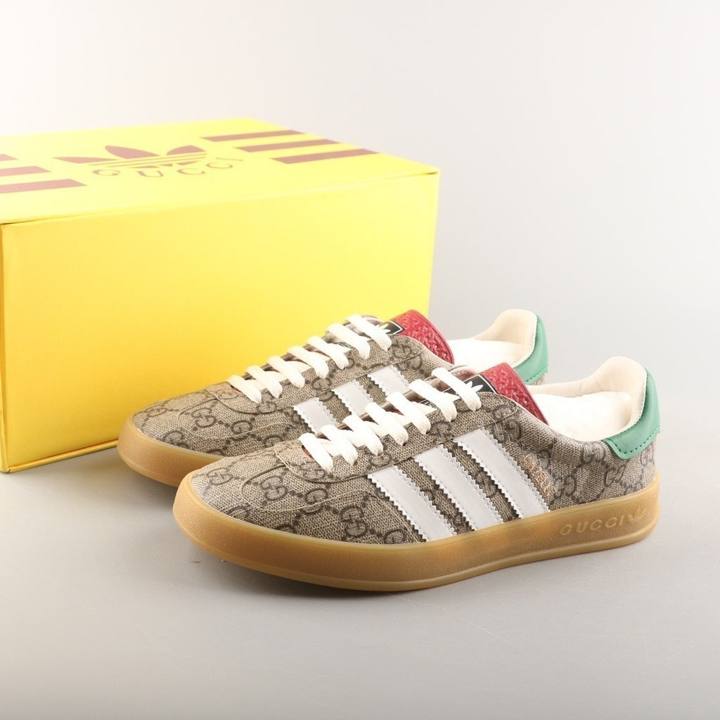 Adidas x Gucci Gazelle Green GG Supreme Canvas