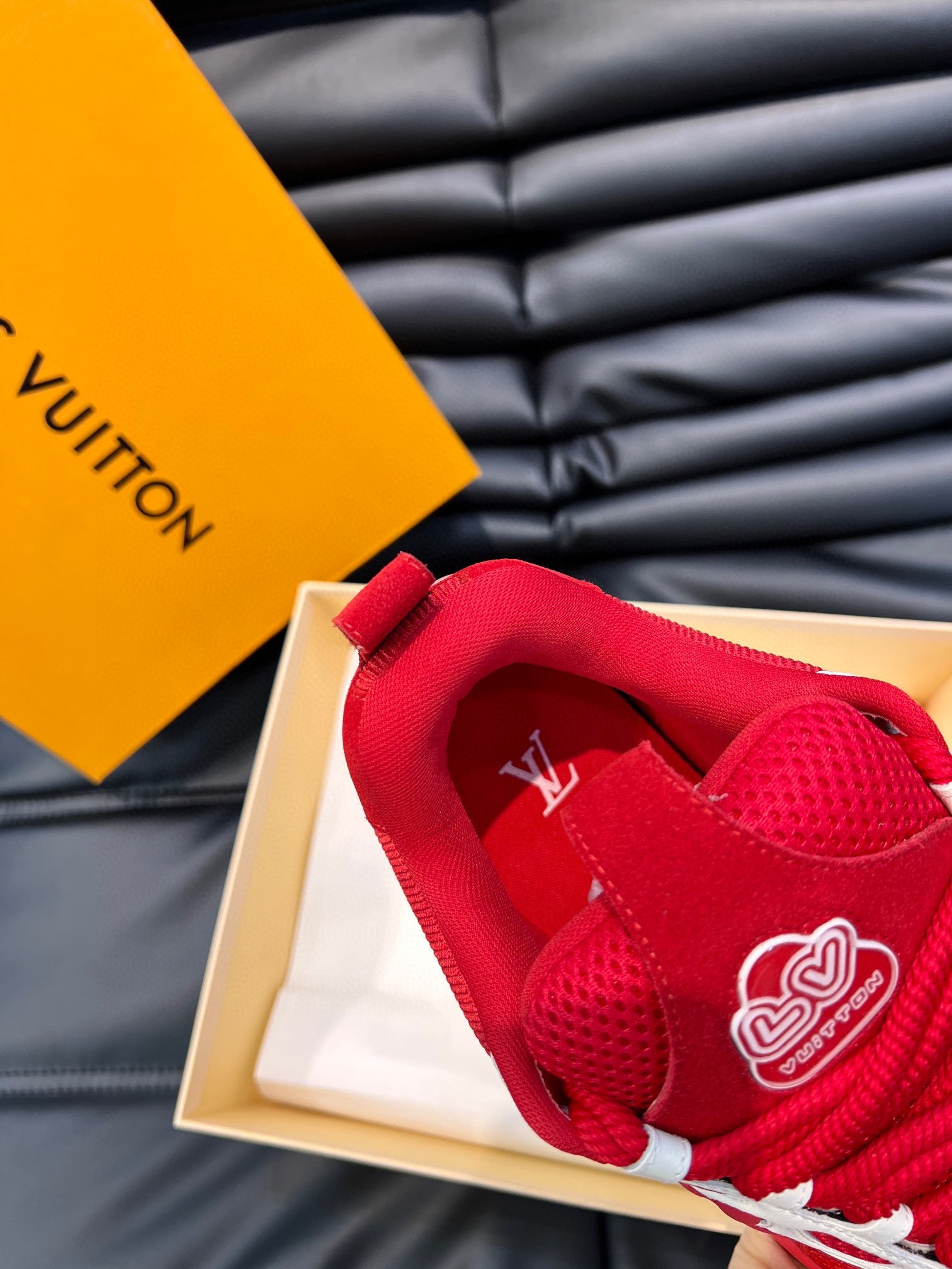 Louis Vuitton Skate Red Sneakers