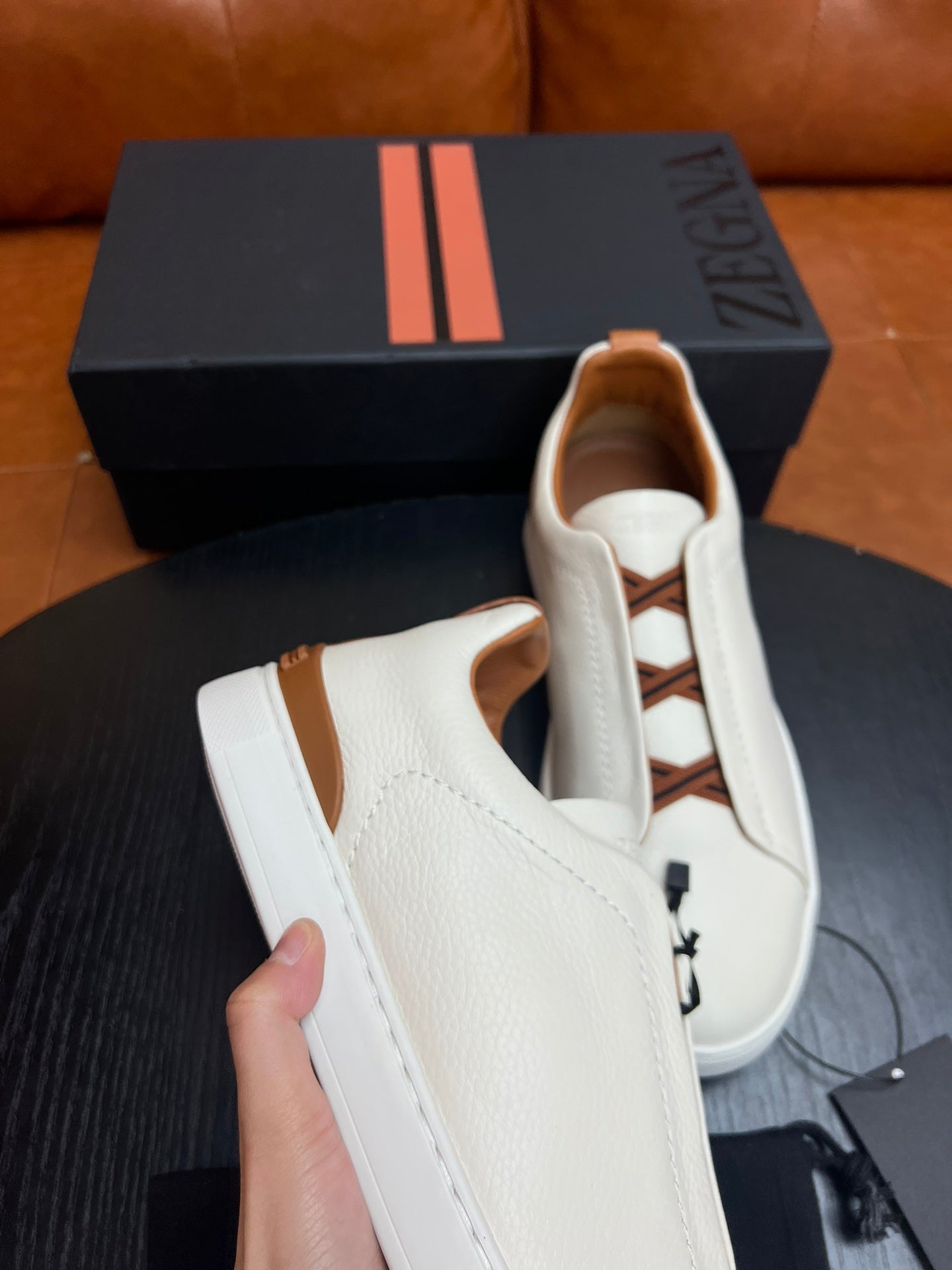 ZEGNA Triple Stitch Sneakers