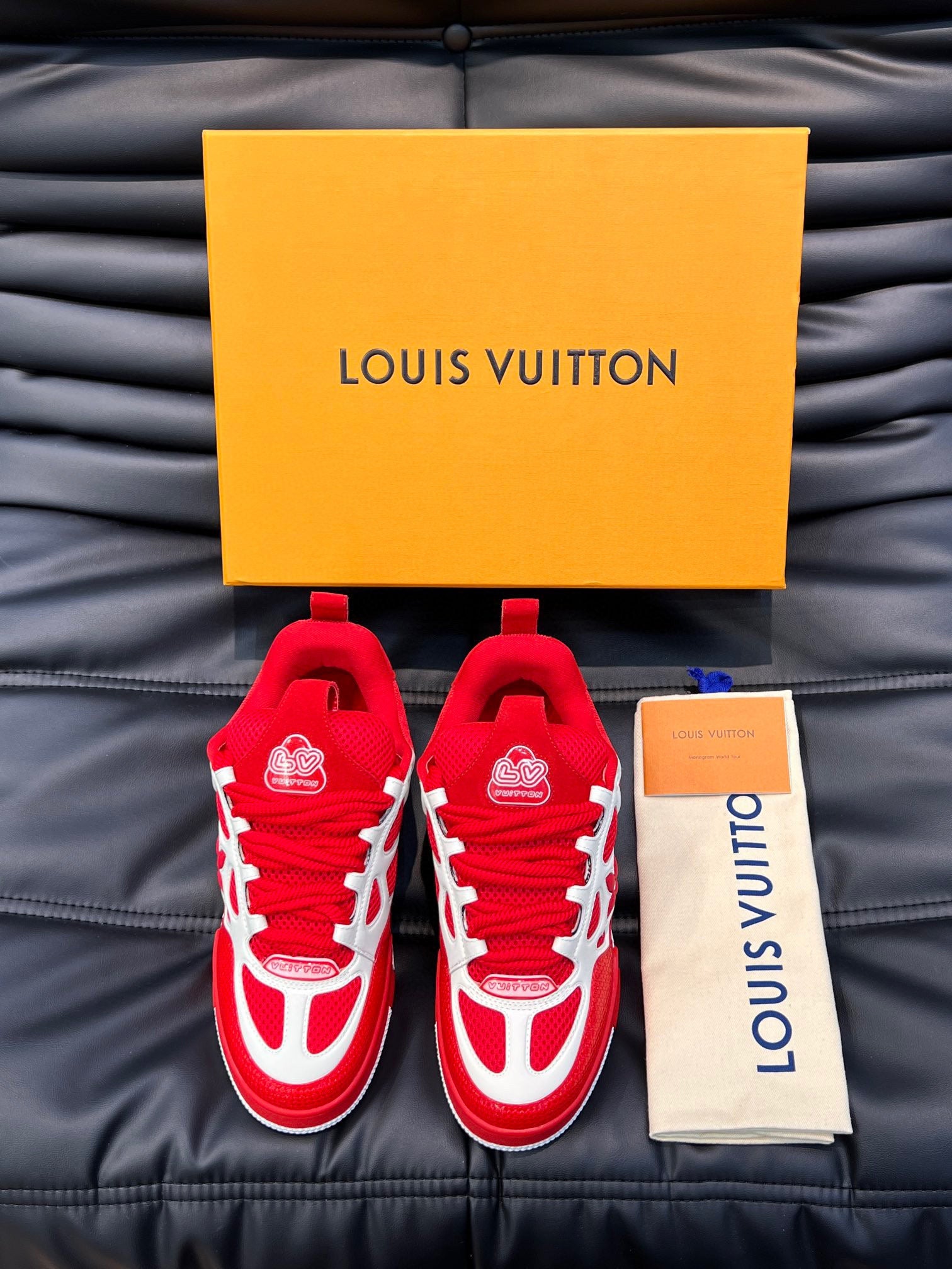 Louis Vuitton Skate Red Sneakers