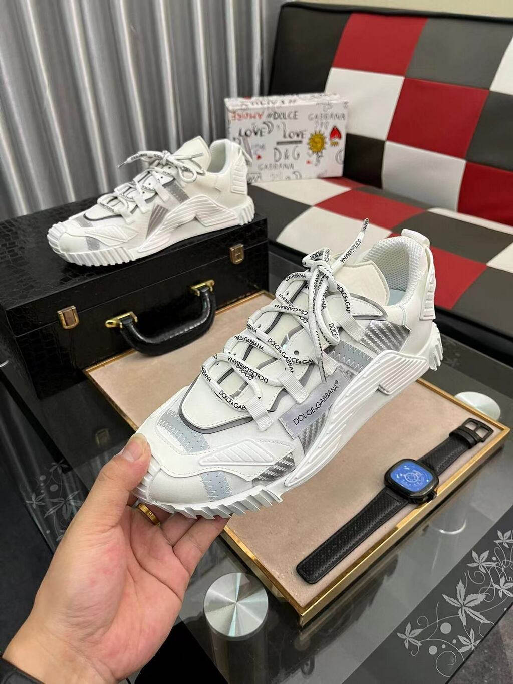 Dolce & Gabbana Tênis Cano Baixo NS1 - White