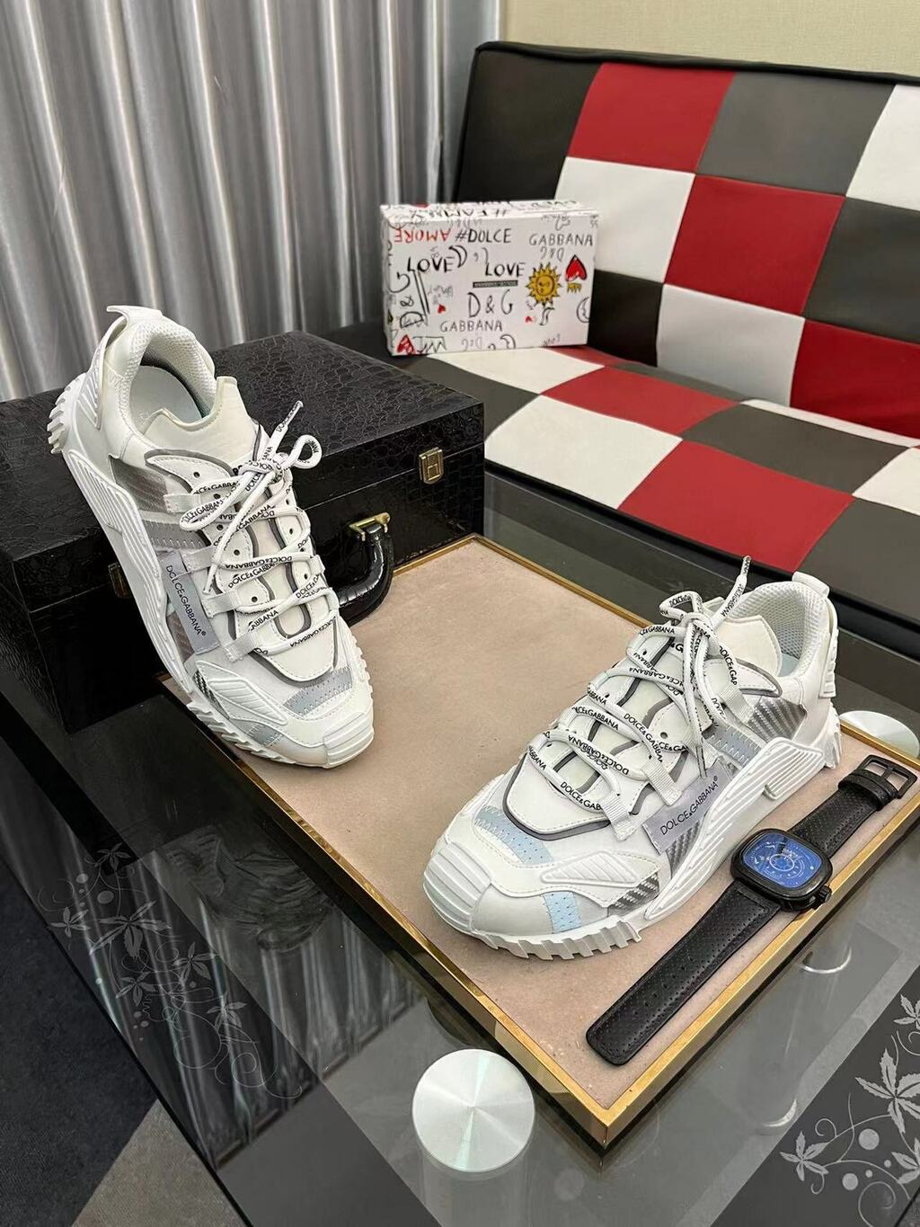 Dolce & Gabbana Tênis Cano Baixo NS1 - White