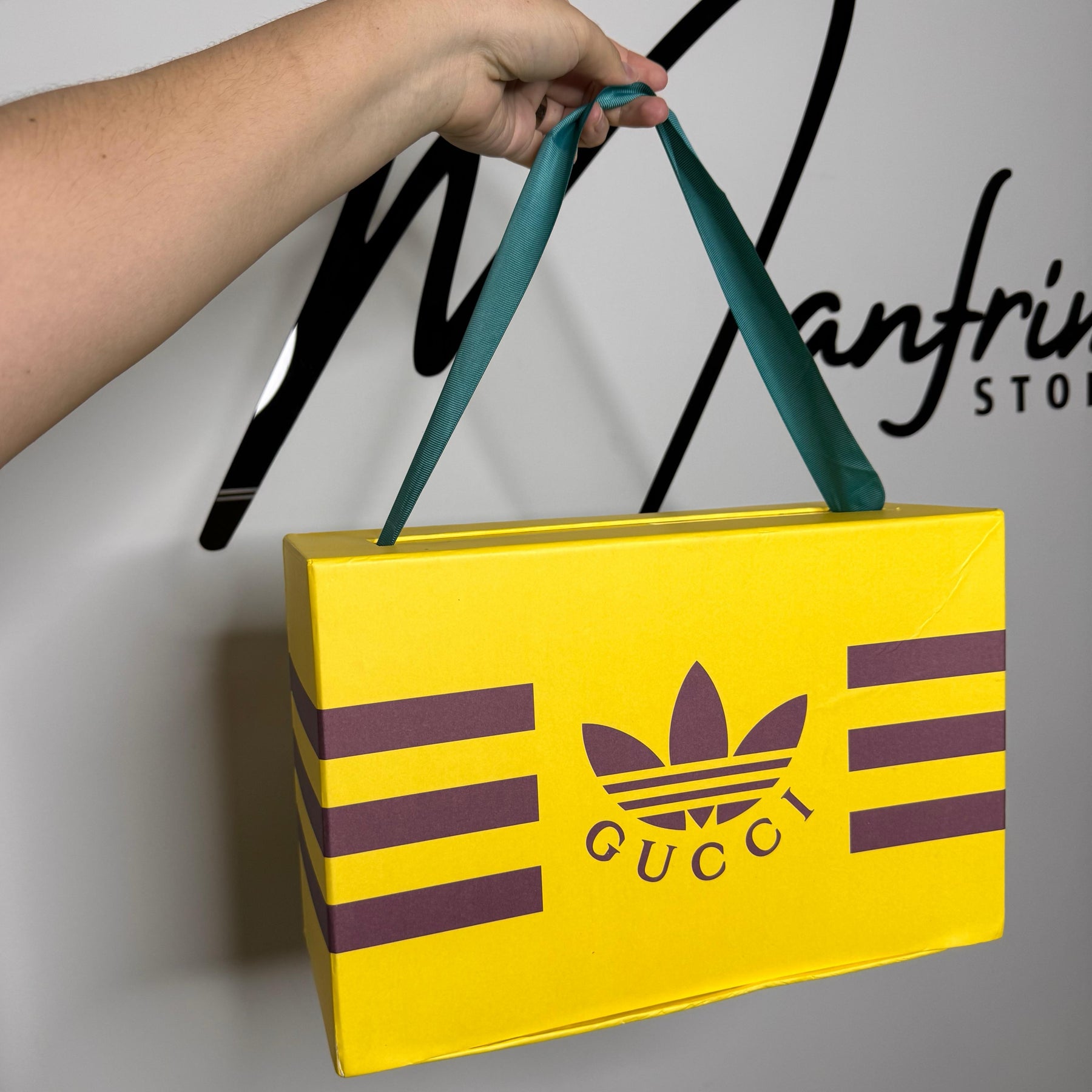 Adidas x Gucci Gazelle Green GG Supreme Canvas