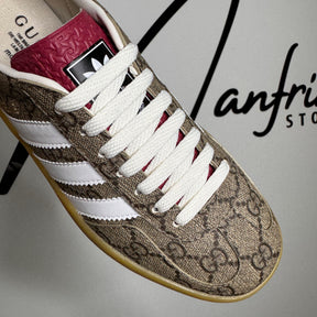 Adidas x Gucci Gazelle Green GG Supreme Canvas