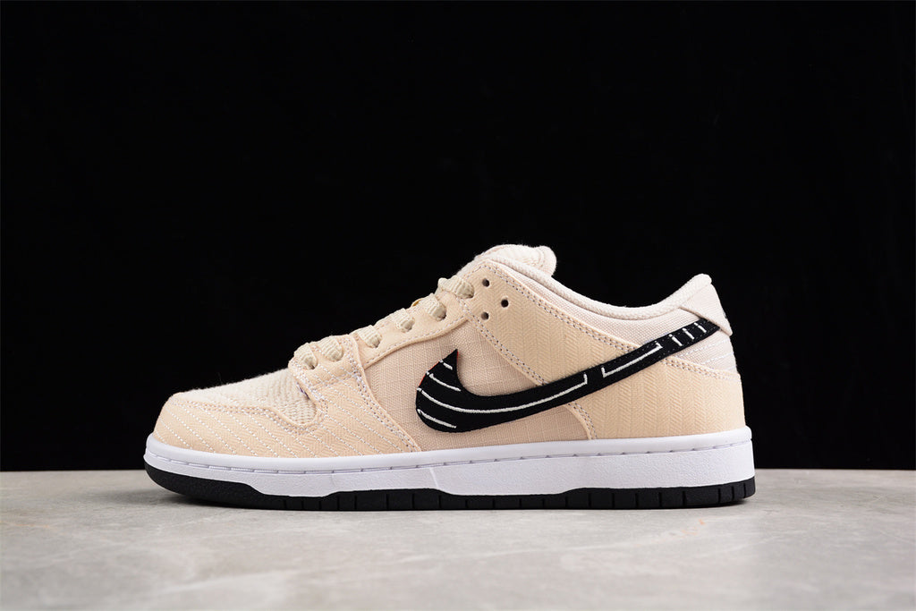 Nike SB Dunk Low x Albino &amp; Preto Pearl White Cadarços Personalizado