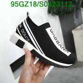 Dolce &amp; Gabbana Sorrento Logo Slip On Black Grey White