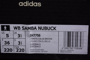 Adidas Samba Wales Bonner White Blue