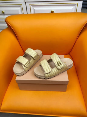 MIU MIU Flat Sandal
