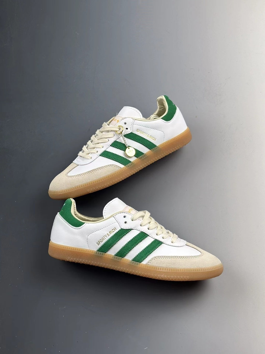 Adidas Samba OG Sporty &amp; Rich White Green HQ6075