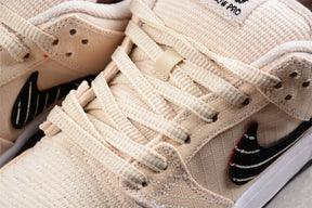 Nike SB Dunk Low x Albino &amp; Preto Pearl White Cadarços Personalizado