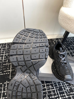 BALENCIAGA TRIPLE S  Strass Black