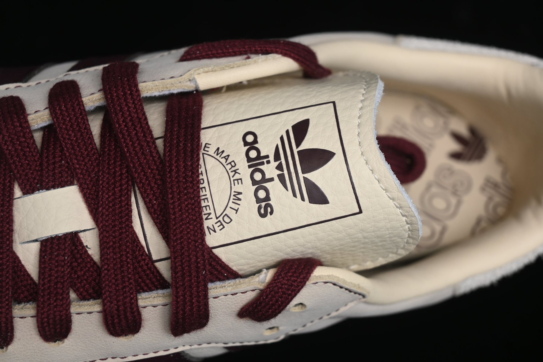 Adidas Samba OG  Wonder White Maroon