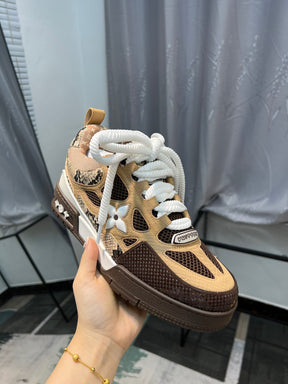 Louis Vuitton Skate Sneaker Brown Snakeskin