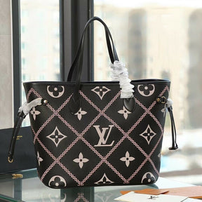 Louis Vuitton Neverfull MM Monogram Empriente Black LV