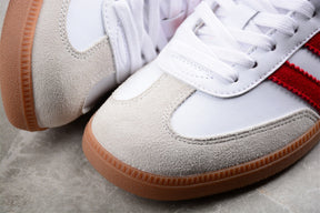 Adidas Samba x Sporty &amp; Rich White Collegiate Burgundy IF5660